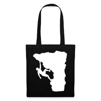Climber on the ledge - Tote Bag - black - Front