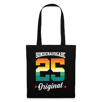 25 Birthday - Tote Bag - black - Front