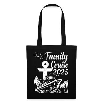 Family Cruise 2025 Summer Vacation Matching Family - Stoffbeutel - Schwarz - Vorne