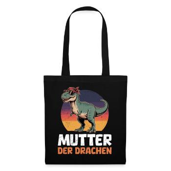 Werdende Mama MUTTER DER DRACHEN Lustiges - Tote Bag - black - Front