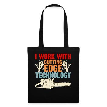 Ébéniste Ébéniste Cadeau Menuisier - Sac en tissu - noir - Devant