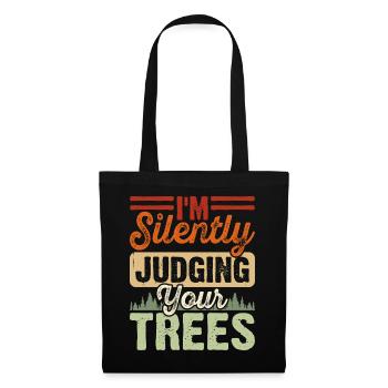 Ébéniste Ébéniste Cadeau Menuisier - Sac en tissu - noir - Devant