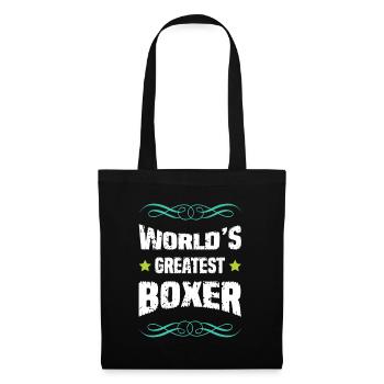 Le plus grand boxeur du monde - Sac en tissu - noir - Devant