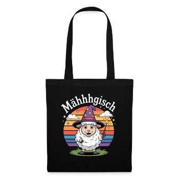 Mowgish Sheep Wizard Rainbow - Tote Bag - black - Front