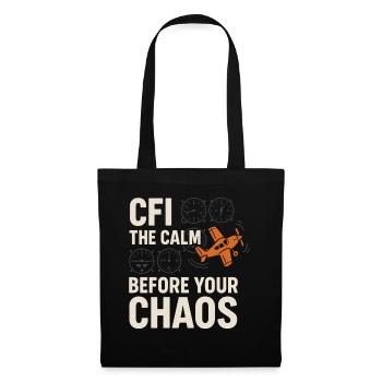 Flight Instructor Cfi Pilot Aviation Instructor - Tote Bag - black - Front