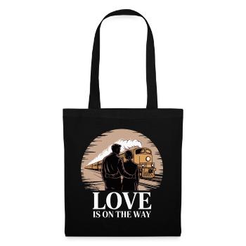 Love On The Way Train Romance - Tote Bag - black - Front