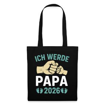 Father-to-be I WILL BE A DAD 2026 Funny - Tote Bag - black - Front