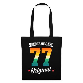 77 Birthday - Tote Bag - black - Front
