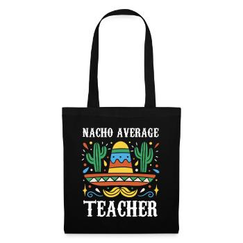 Nacho Enseignant moyen - Sac en tissu - noir - Devant