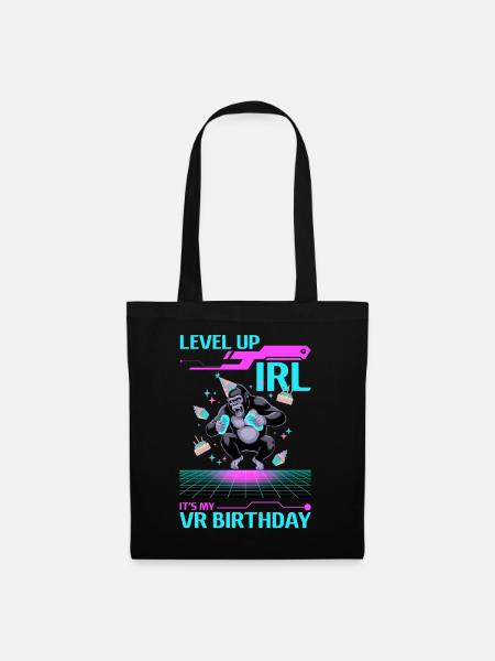 Birthday Gamer VR - Stoffbeutel - Schwarz