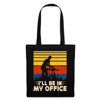 Ébéniste Ébéniste Cadeau Menuisier - Sac en tissu - noir - Devant