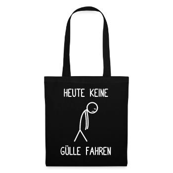 No slurry today Tractor Farmer Farmer - Tote Bag - black - Front