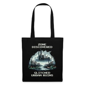 Zone Discovered: Bugged City Ruins - Tote Bag - black - Front