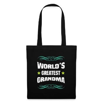 World's Greatest Grandma - Tote Bag - black - Front