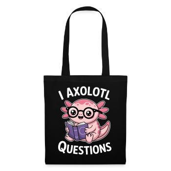 Axolotl Dire Axolotls Drôle Axolotl Cadeau - Sac en tissu - noir - Devant