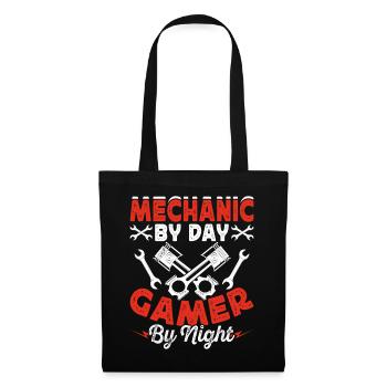 Mécanicien automobile Mécatronicien Technicien Tournevis Cadeau - Sac en tissu - noir - Devant