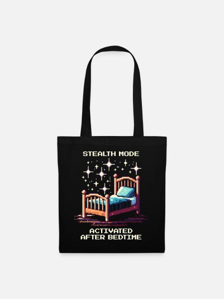 Stealth mode: after bedtime | Parents - Tote Bag - black