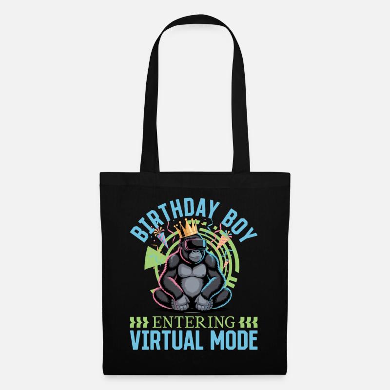 Birthday Gamer VR - Stoffbeutel - Schwarz