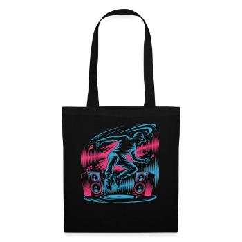 Streetdance Beat – Urban DJ Music Design - Sac en tissu - noir - Devant