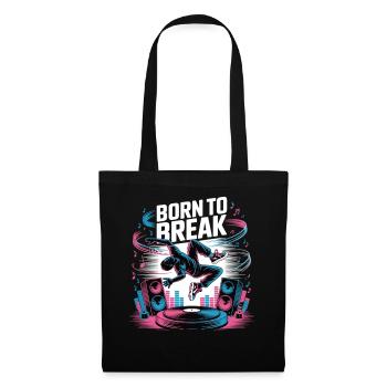 Streetdance Beat – Urban DJ Music Design - Sac en tissu - noir - Devant