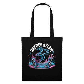 Streetdance Beat – Urban DJ Music Design - Sac en tissu - noir - Devant