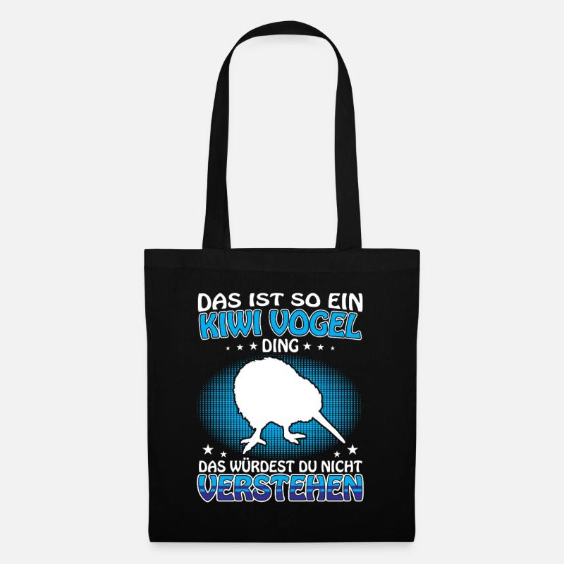 Ist ein Kiwi Vogel Ding Neuseeland Kiwi Vogel - Stoffbeutel - Schwarz