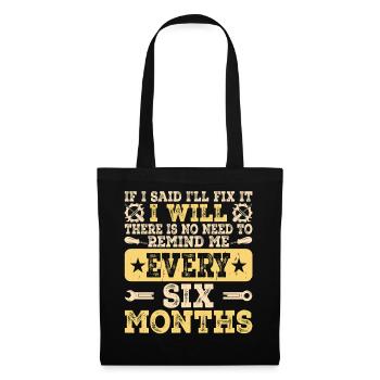 Mechanic Mechatronics Technician Handyman Gift - Tote Bag - black - Front