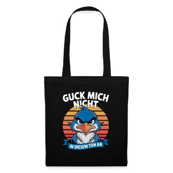 Ne me regarde pas dans ce ton drôle d’oiseau - Sac en tissu - noir - Devant