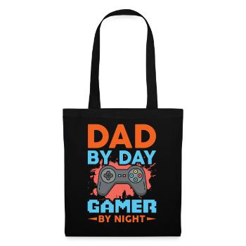 Father by day Gamer by night - Tote Bag - black - Front