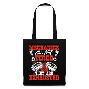 Mechanic Mechatronics Technician Handyman Gift - Tote Bag - black - Front