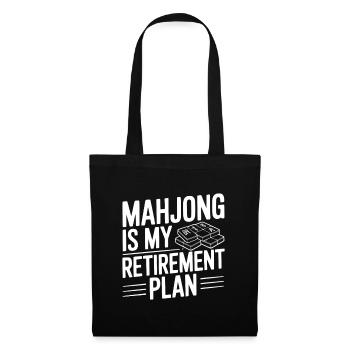 Mahjong is My Retirement Plan - Tote Bag - black - Front