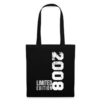 Limited Edition 2008 vintage anniversary design - Tote Bag - black - Front