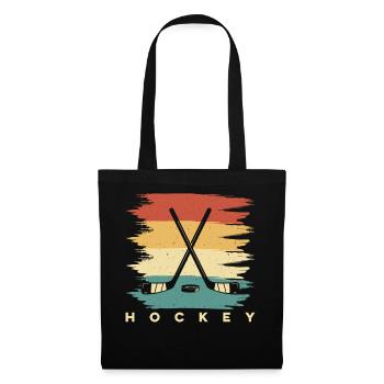 Hockey sur glace Hockey Hockey Joueur de hockey - Sac en tissu - noir - Devant