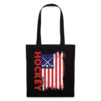 Eishockey Hockey Eishockeyspieler Geschenk  - Tote Bag - black - Front