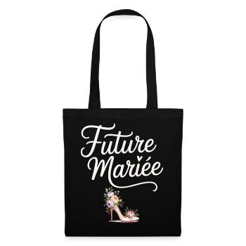 Wedding Team Bachelorette Party Bride - Tote Bag - black - Front