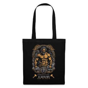 Thor fils d’Odin Viking Design - Sac en tissu - noir - Devant