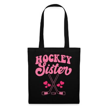 Hockey Eishockey Eishockeyspieler Geschenk - Tote Bag - black - Front