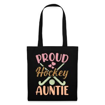 Hockey Eishockey Eishockeyspieler Geschenk - Tote Bag - black - Front