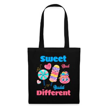 Ollipop amour doux et drôle - Sac en tissu - noir - Devant