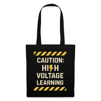 Apprentice electrician, student in the electrical trade - Tote Bag - black - Front