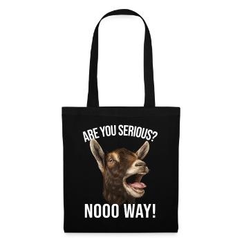 Goat Goat Breeding Goat Farmer Brown Goat Goat Goat - Tote Bag - black - Front