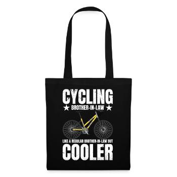 Cyclisme Beau-frère Cycliste Cycliste Frère - Sac en tissu - noir - Devant