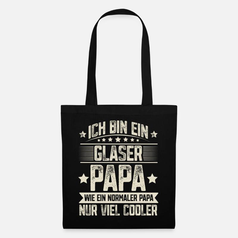 Glaser Papa - Stoffbeutel - Schwarz