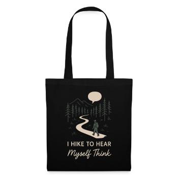 Solo Camping Introverti Campeur Calme - Sac en tissu - noir - Devant