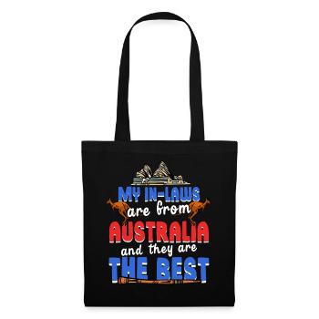 Australische Schwiegermutter - Stoffbeutel - Schwarz - Vorne