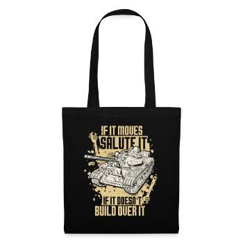 Mécanicien militaire - Sac en tissu - noir - Devant