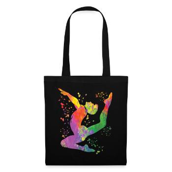 Gymnastics Floor Artistic Gymnastics - Tote Bag - black - Front