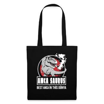 Türk AMCA SAURUS – Best Amca in this Dünya (türk) - Stoffbeutel - Schwarz - Vorne