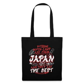 Japanische Schwiegermutter Japan - Stoffbeutel - Schwarz - Vorne