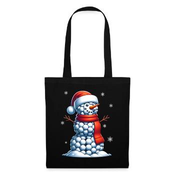 GOlf Christmas Sports Santa Claus - Tote Bag - black - Front